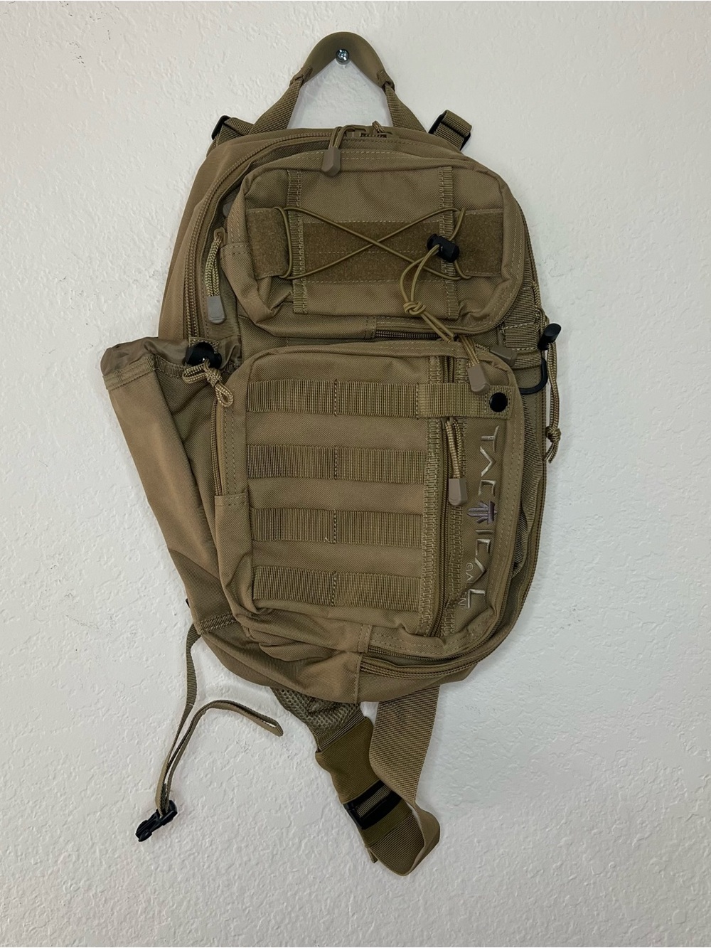 Allen Company Tan Tactical Intercept Utility Sling Bag One Shoulder Back Pack